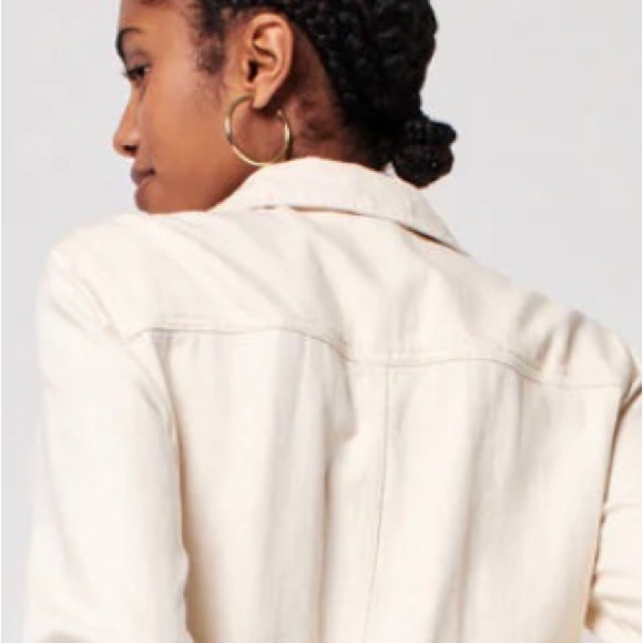 NWT! Faherty Brand Overland Twill Jumpsuit in Natural- Small - Picture 5 of 7